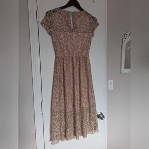 Maison Jules Lace Maxi Dress in Cream